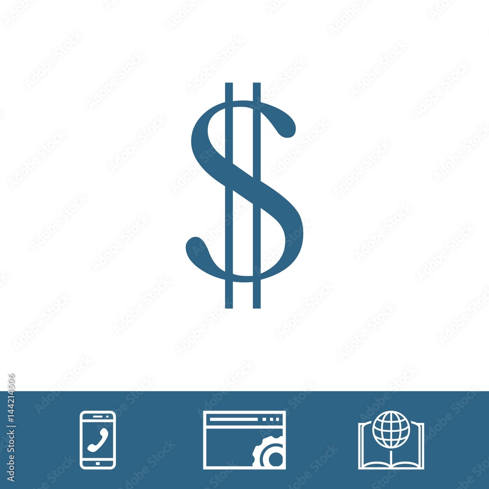 money icon stock vector illustration flat design money icon stock vector illustration flat design