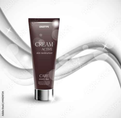 Skin moisturizer cosmetic ads template