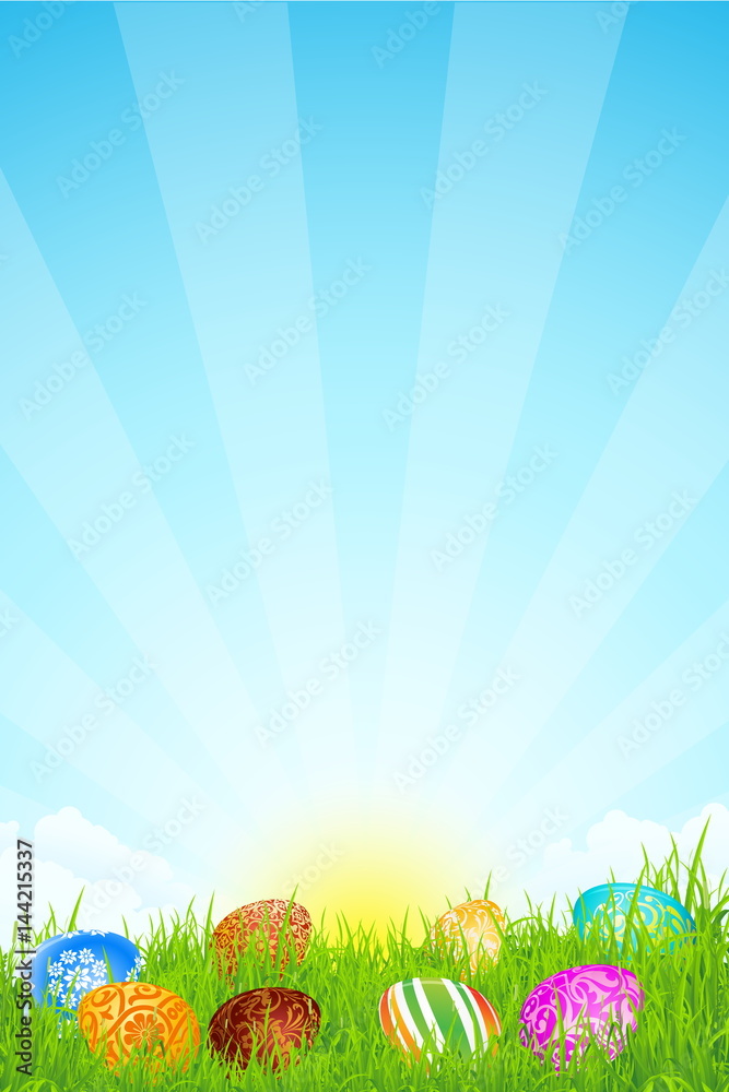 Fototapeta premium Easter Holiday Background