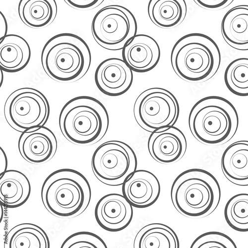 linear circle pattern, vector backgrond. pattern is on swatches panel