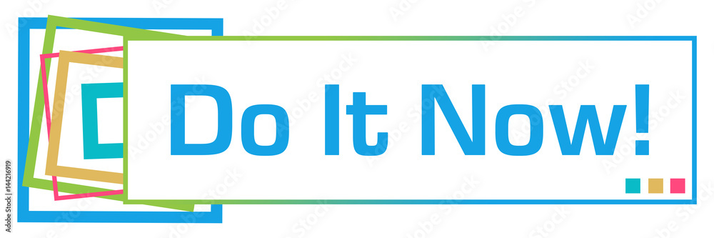 Do It Now Colorful Squares Bar Do It Now Colorful Squares Bar