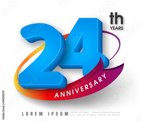 Anniversary emblems template design