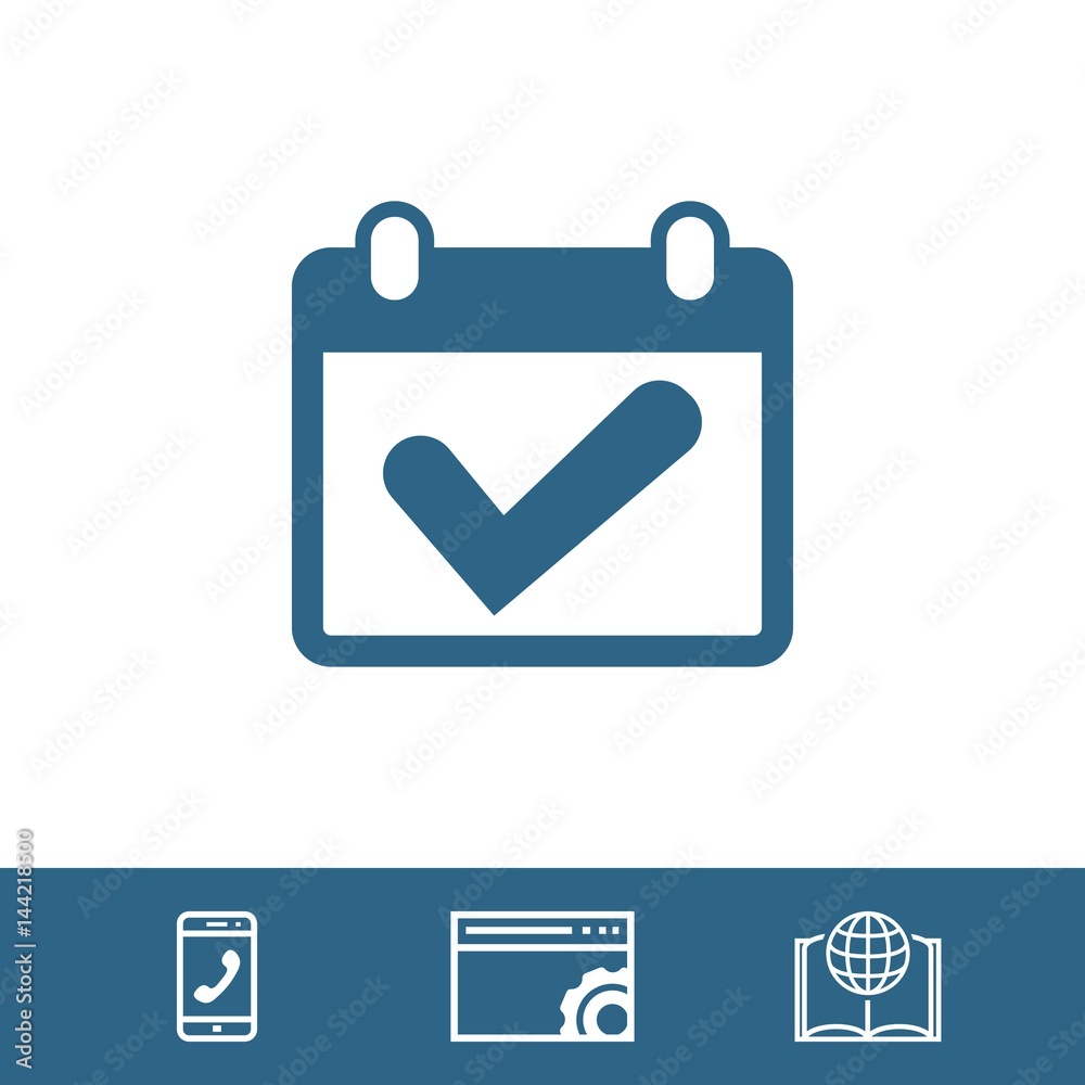 calendar icon stock vector illustration flat design calendar icon stock vector illustration flat design