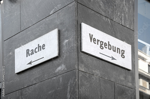 Foto Schild 221 - Vergebung