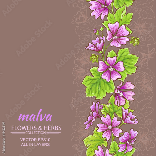 malva vector background