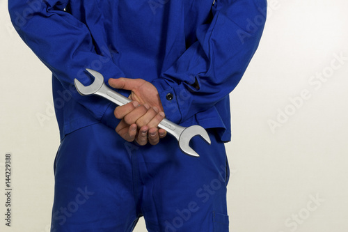 Handwerker mit Werkzeug