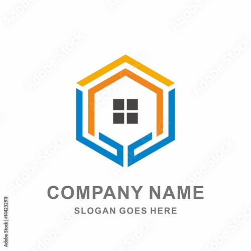 House Hand Charity Foundation Safety Protection Community Non Profit Business Company Stock Vector Logo Design Template 