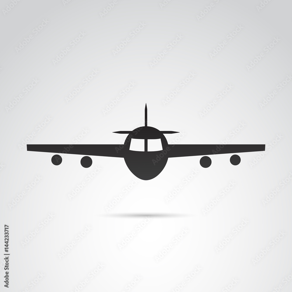 Plane vector icon. Plane vector icon.