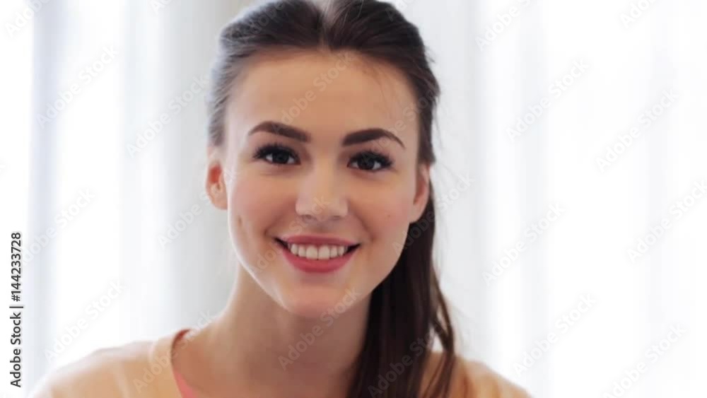 happy smiling young woman