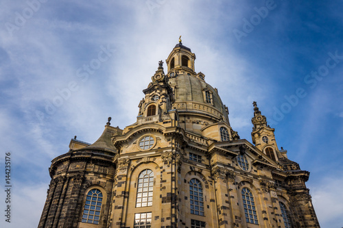 Dresden Frauenkirche in city Dresden against sky © wlad074
