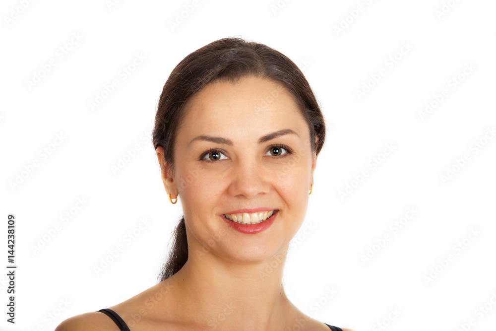 Portrait of a young smiling woman Portrait of a young smiling woman