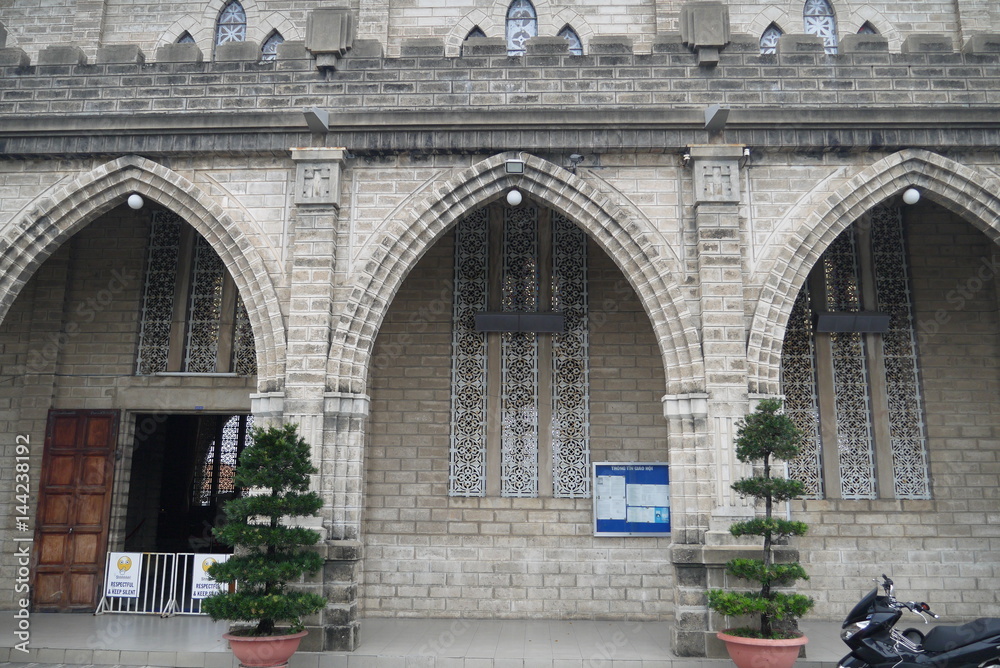 Fototapeta premium Кафедральный католический собор святой Марии в Нячанге, Вьетнам