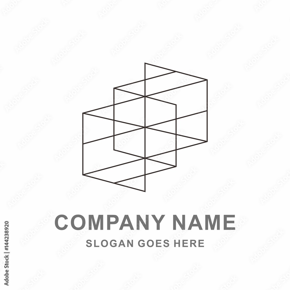 3D Geometric Square Cube Space Box Architecture Interior Construction Business Company Stock Vector Logo Design Template 3D Geometric Square Cube Space Box Architecture Interior Construction Business Company Stock Vector Logo Design Template