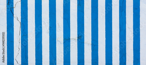 Bilde på lerret blue and white wall background. Concrete texture