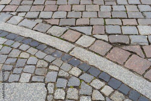  paving stones / Street with paving stones