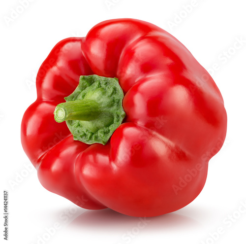 red pepper isolated on a white background