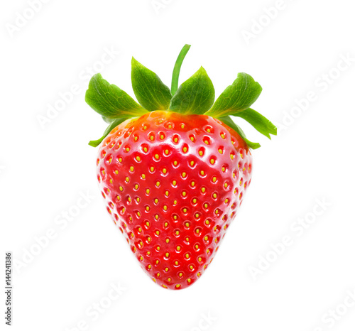Delicious strawberry isolated on white background