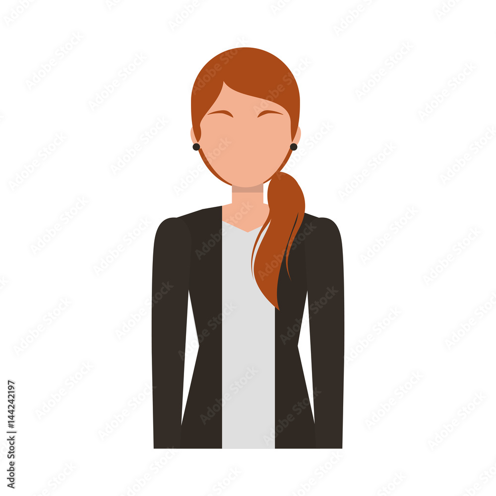 businesswoman avatar character icon vector illustration design businesswoman avatar character icon vector illustration design