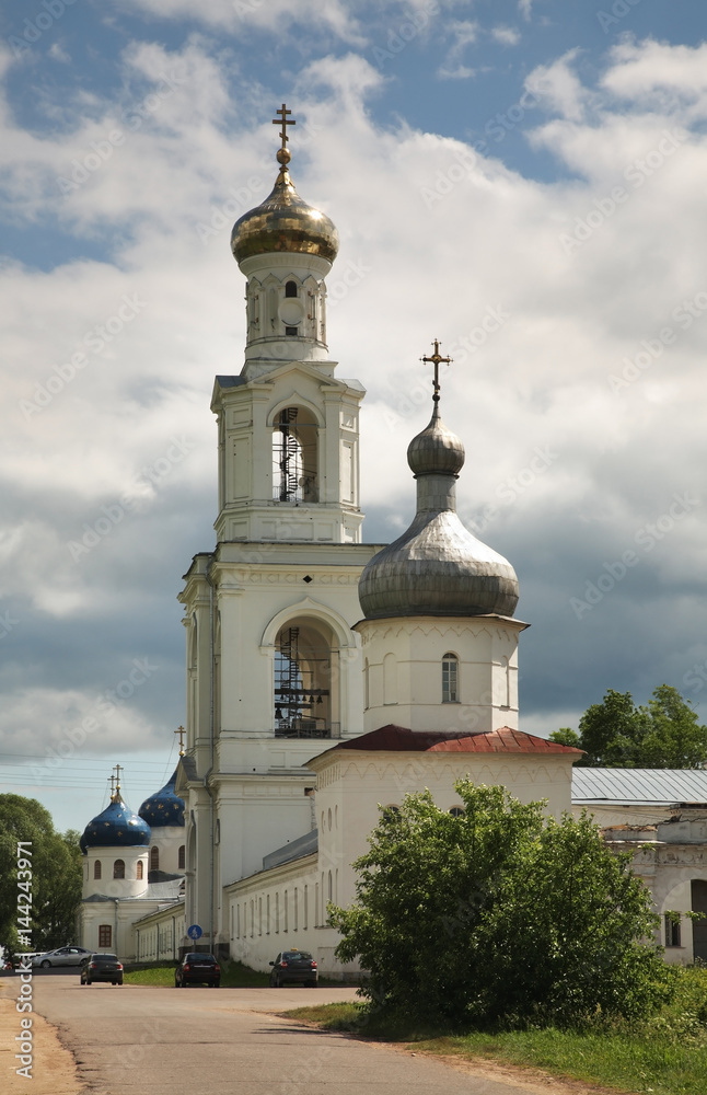 St. George's (Yuriev) Monastery in Novgorod the Great. Russia