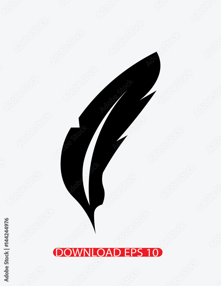 Feather icon, Vector Feather icon, Vector