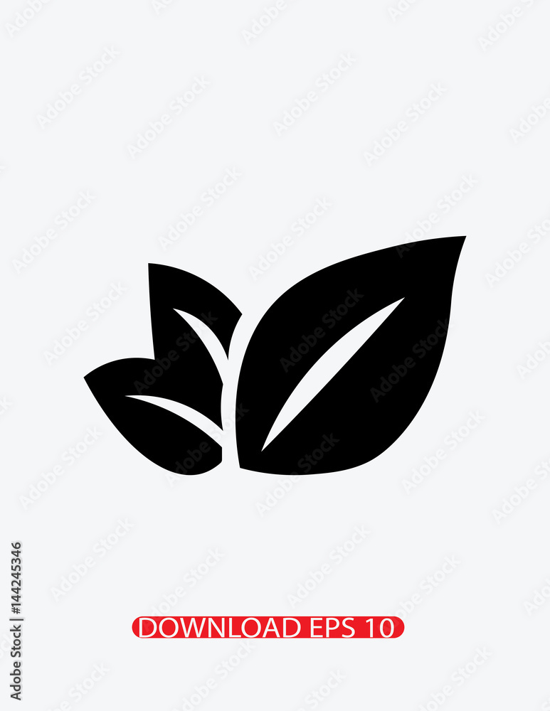 Leaves icon, Vector Leaves icon, Vector
