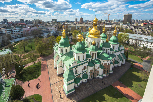 The famous St. Sophia Cathedral in Kiev