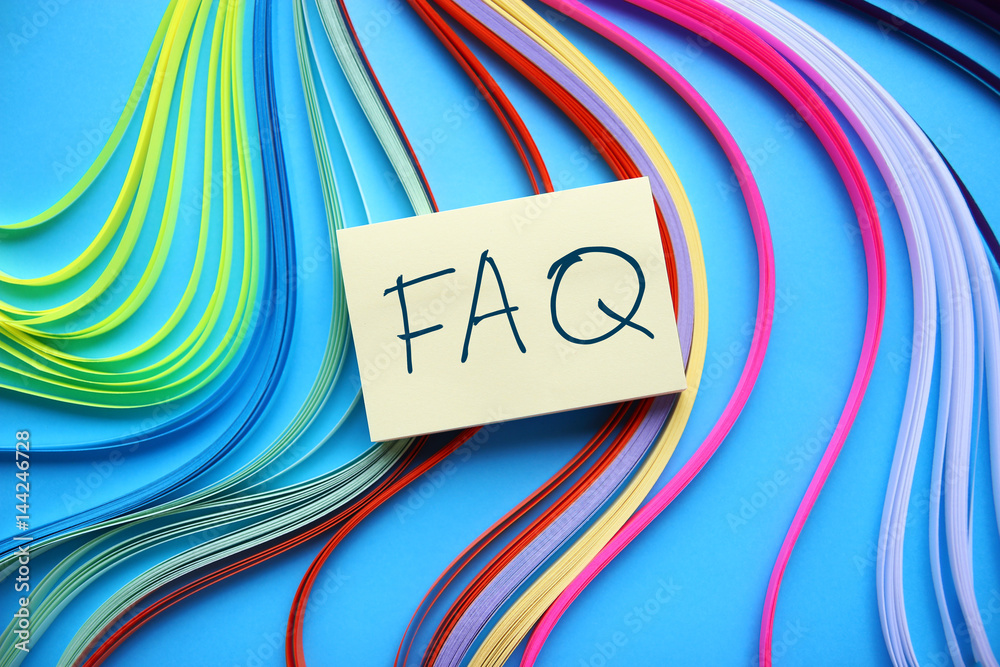 FAQ information - obrazy, fototapety, plakaty 