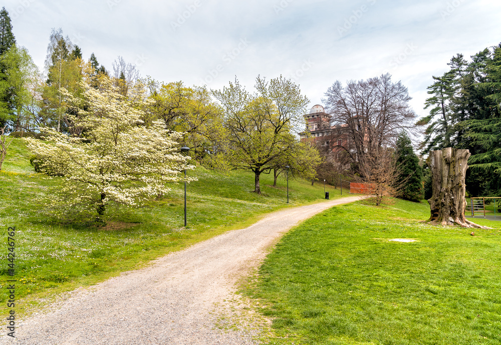 The public park at Villa Toeplitz in Varese, Italy
