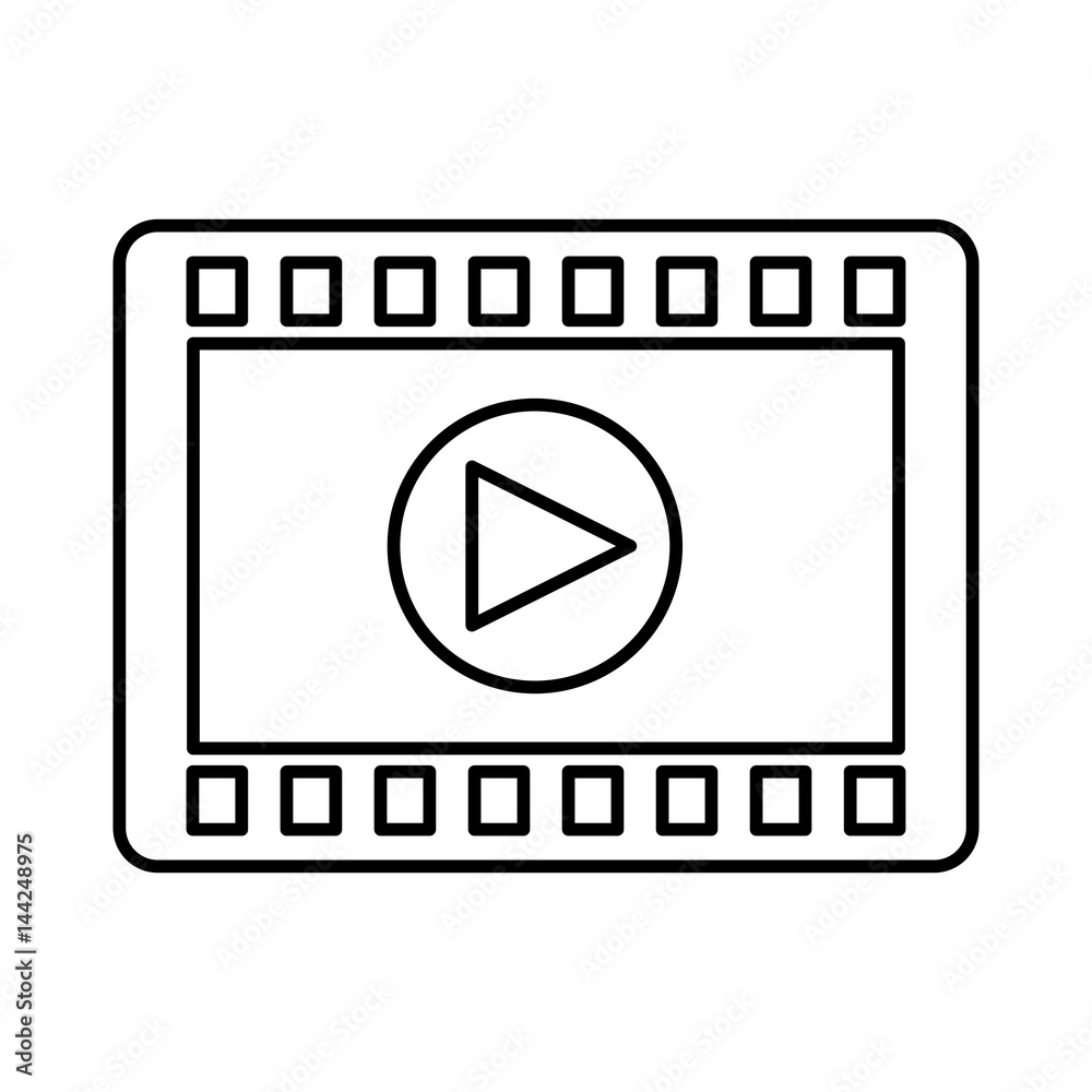 play button recorder icon vector illustration design play button recorder icon vector illustration design
