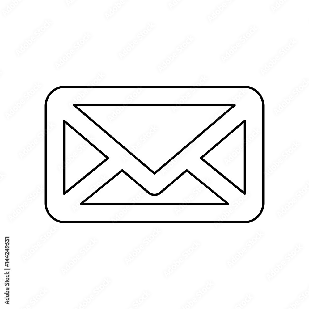 Email or mail symbol icon vector illustration graphic design Email or mail symbol icon vector illustration graphic design
