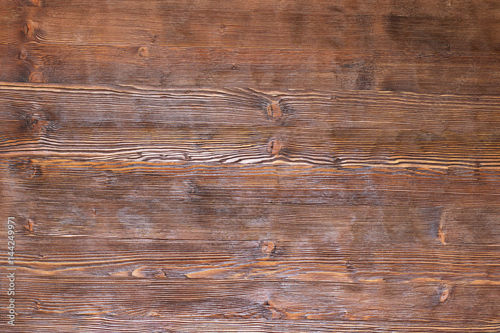 Naklejka premium Brązowe tło drewna