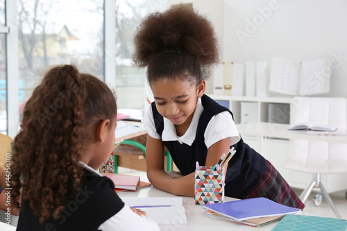 Cute African-American girls...
