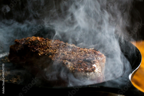Searing Steak  