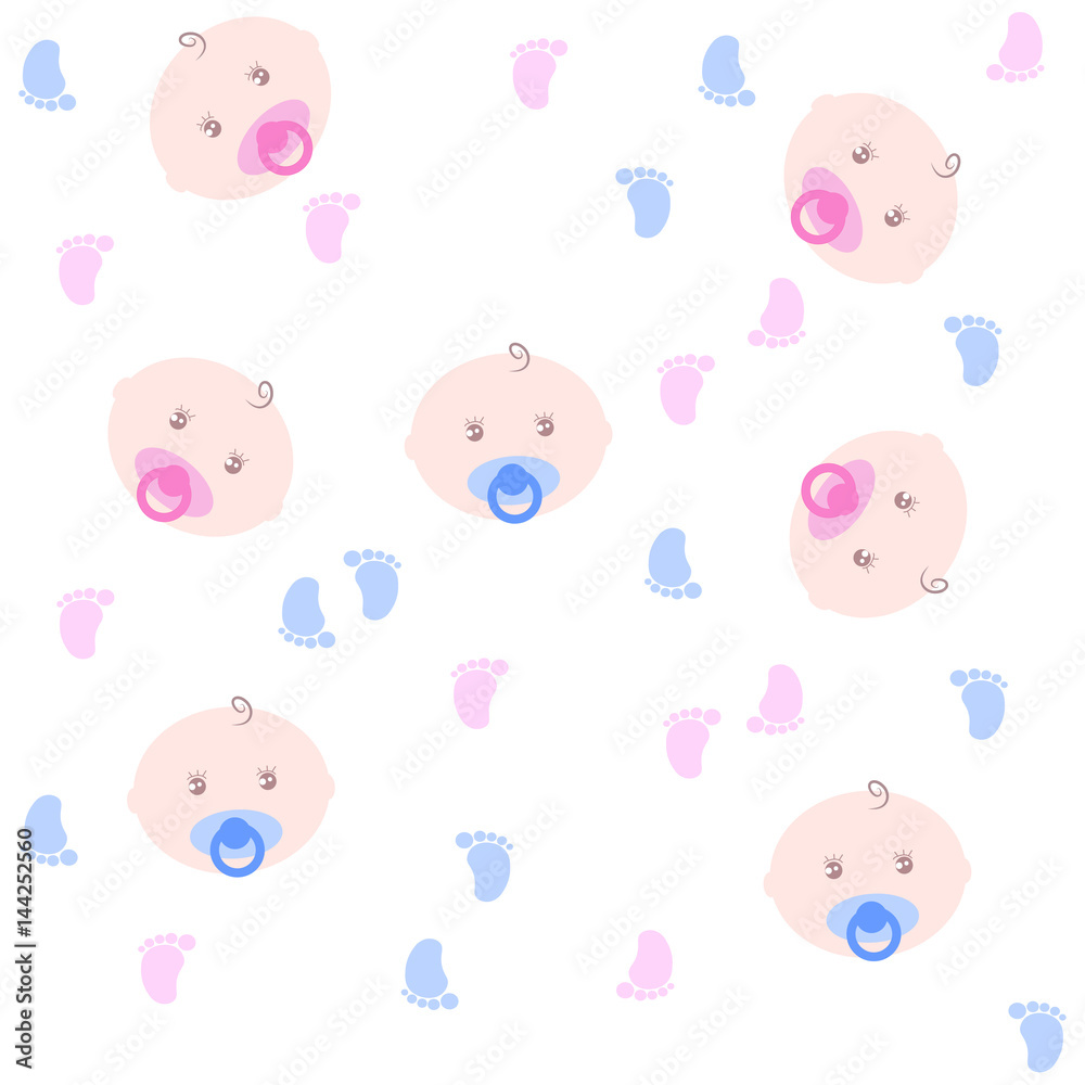 Obraz premium baby pattern