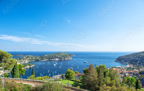 Mediterranean landscape Villefranche french riviera France