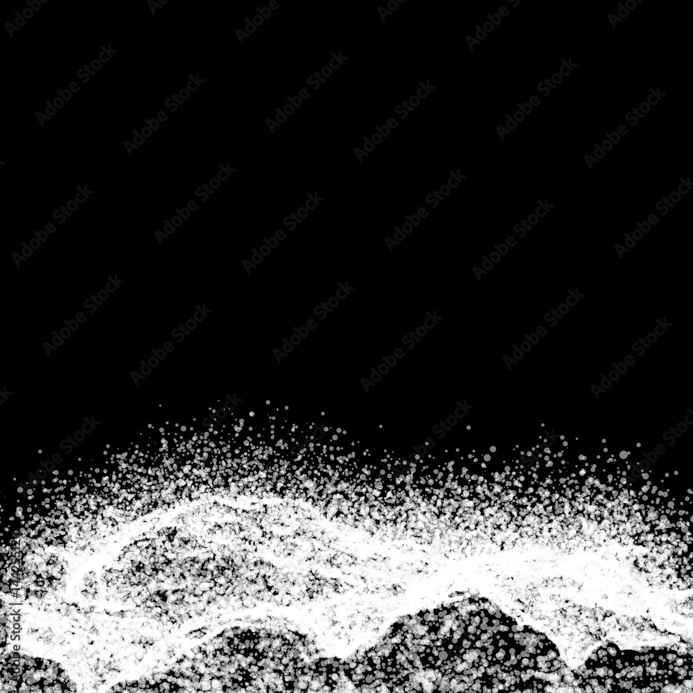 Abstract vector grayscale bubble mesh background. Point array. Futuristic style card. Elegant background for business presentations.