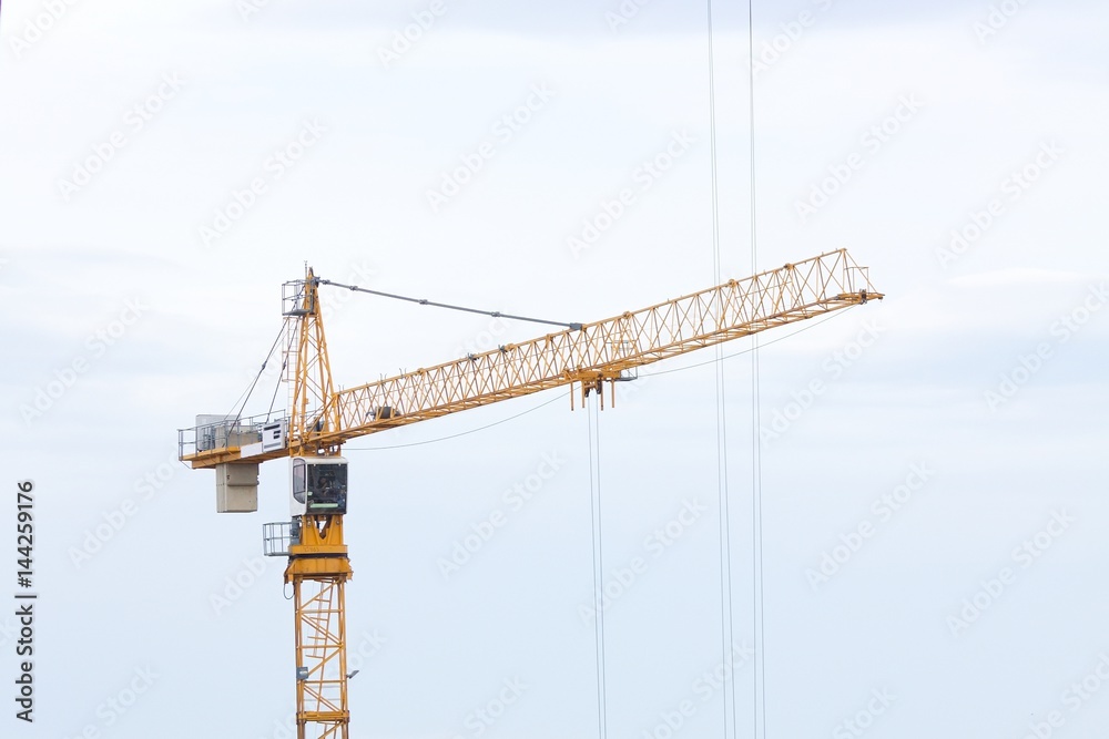 Construction cranes building factory