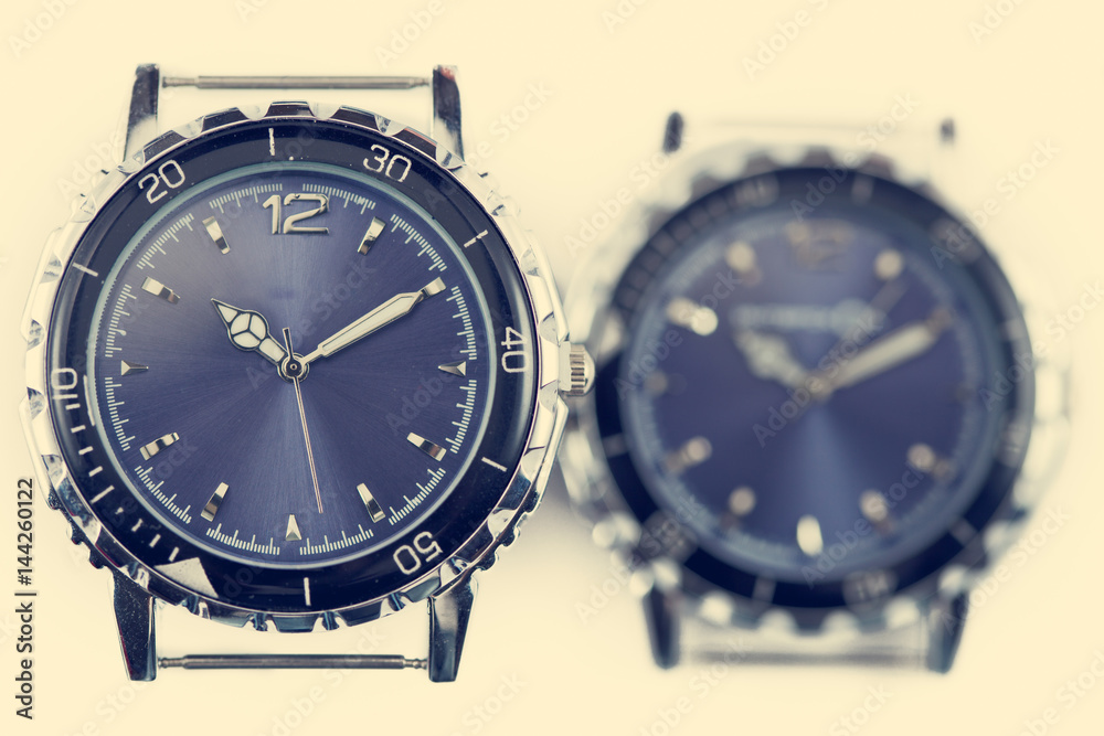 Wrist watches with a retro effect.. Wrist watches with a retro effect..