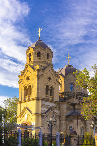 View on orthodox church exterior