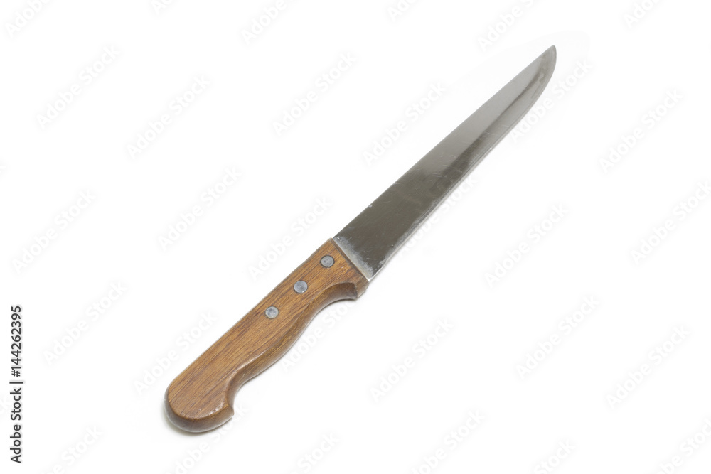 Kitchen knife isolated on white background Kitchen knife isolated on white background