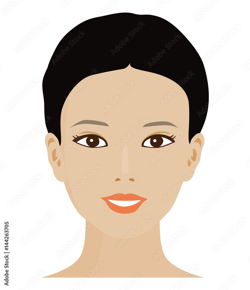 女性の顔 女性の顔