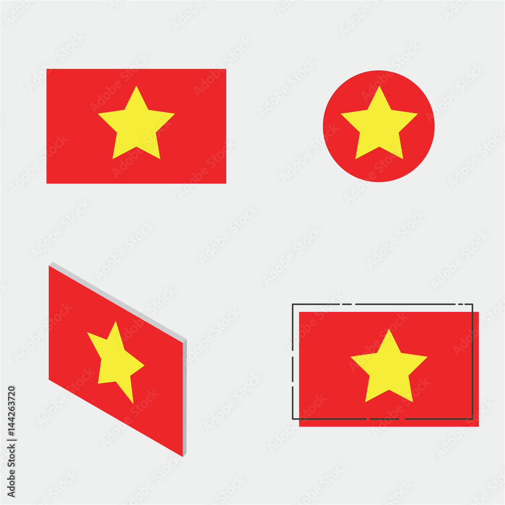 Timur les te flag with flat, circle, isometric and line design Timur les te flag with flat, circle, isometric and line design