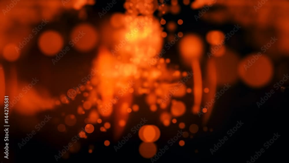 particle inferno abstract background
