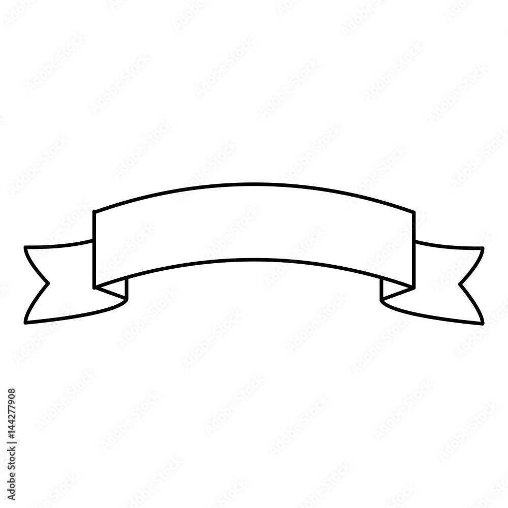 Ribbon banner blank icon vector illustration graphic design Ribbon banner blank icon vector illustration graphic design