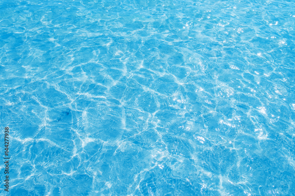 Shining blue water ripple background