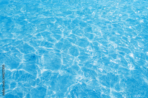 Shining blue water ripple background