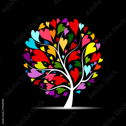 Love tree for your design