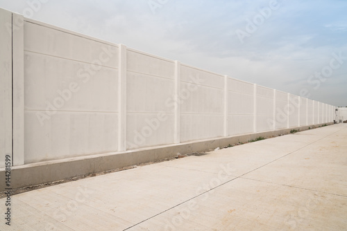 Wallpaper Mural Prefabricated  concrete fence. Torontodigital.ca