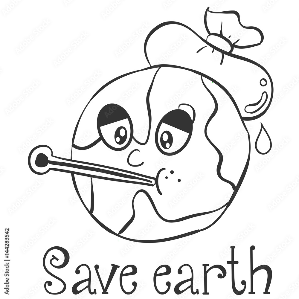20 Easy Earth Drawing Ideas - How To Draw Earth - Blitsy