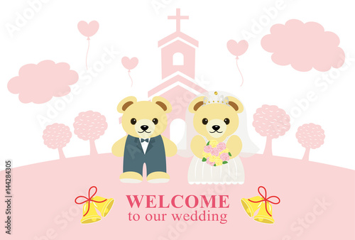 くまのウェルカムボード